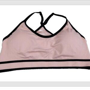 Avia Women's XL Beige Seamless Low Support Breathable Cami Sports Bra -Good Cond